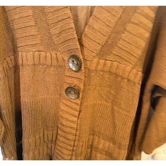 Coldwater Creek Brown Caridgan Size 2X - Picture 4 of 7